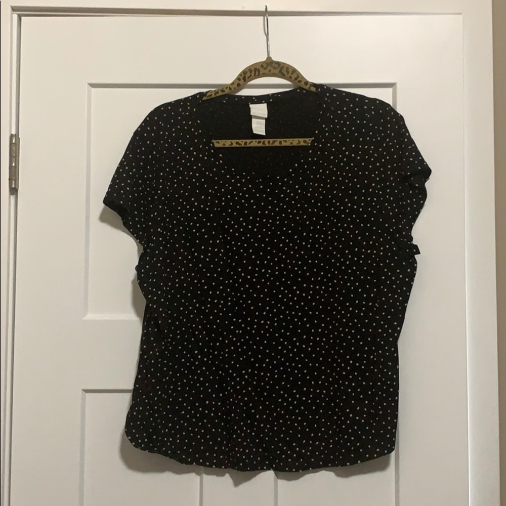 Black Polka Dot Shirt